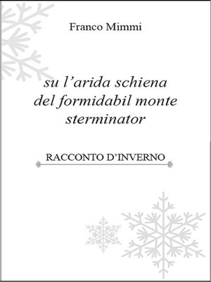 cover image of su l'arida schiena del formidabil monte sterminator